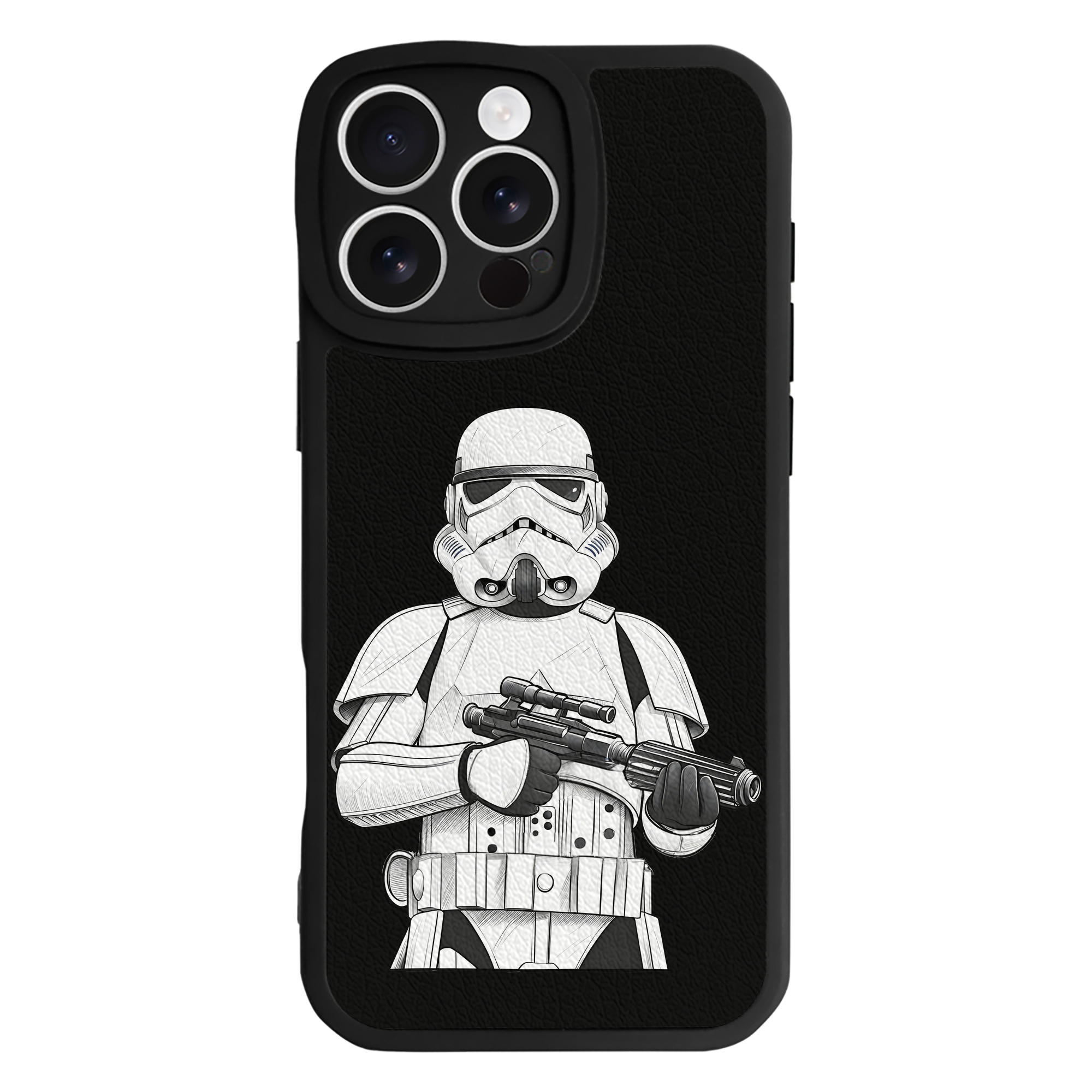 （画像用） スター・ウォーズ Star Wars 【iPhone 16シリーズ対応】シリコンスマホケース（レザー調） 材質：シリコン